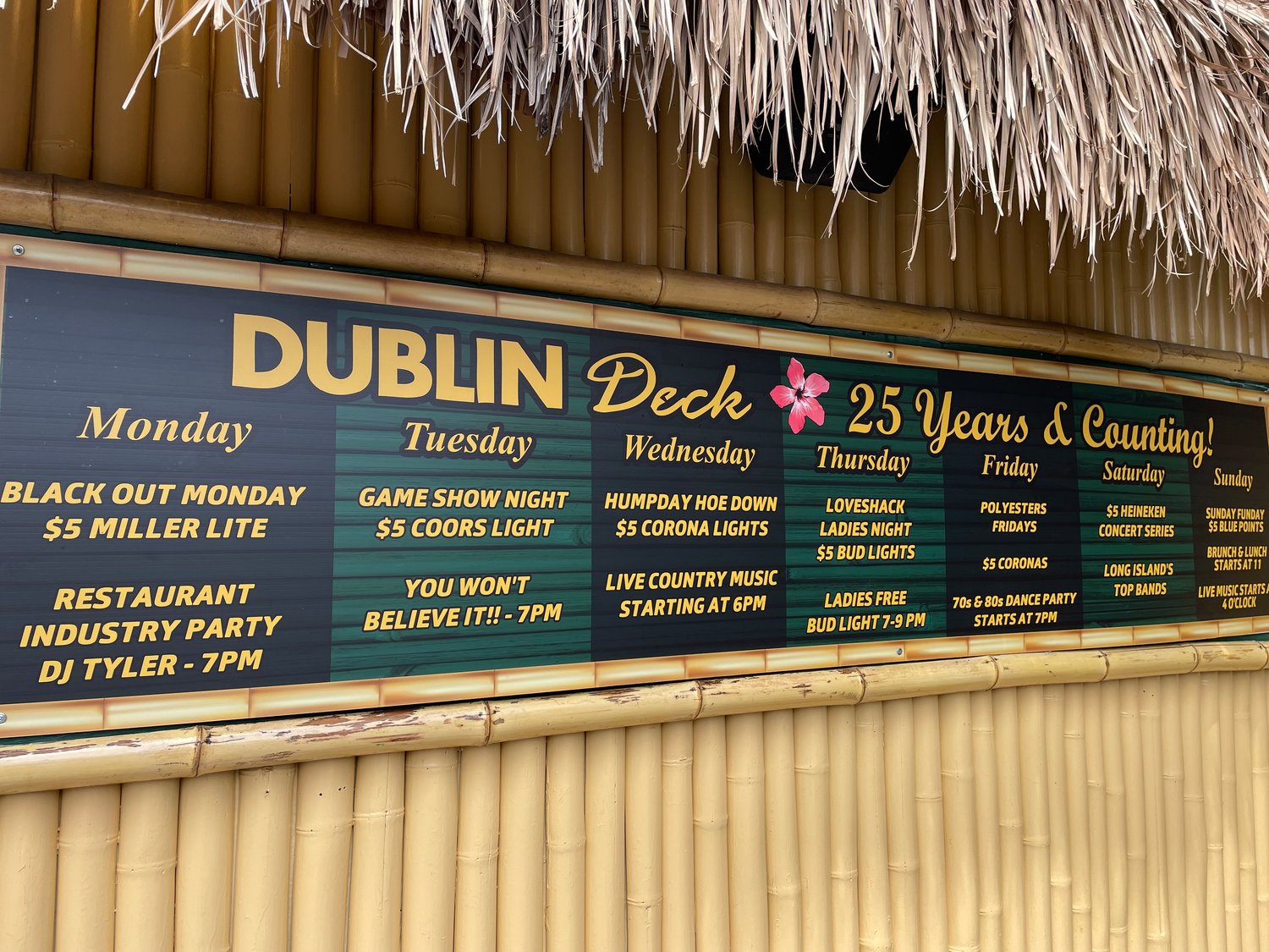 Dublin Deck celebrates its 25th anniversary with fun events and drink deals all summer long.